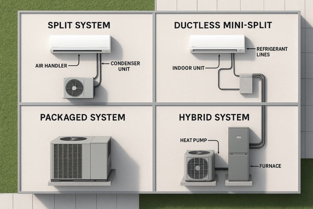 Different Types of HVAC Systems for Homes